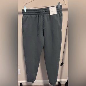 H&M Regular Fit Joggers. size M. (Steel Gray)